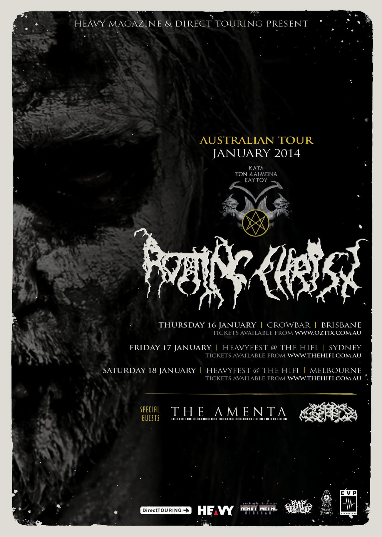 Rotting Christ in Australia