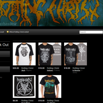 Rotting Christ official Americal online store