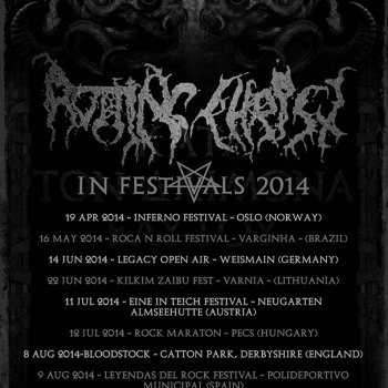 Rotting Christ in Festivals 2014, See you there!